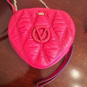 Valentino Quilted Red Crossbody Bag